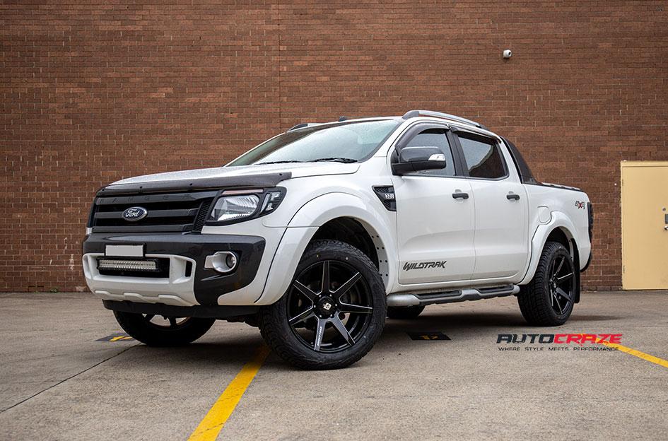 FORD RANGER AVALANCHE GLOSS BLACK MILLED ACCENTS